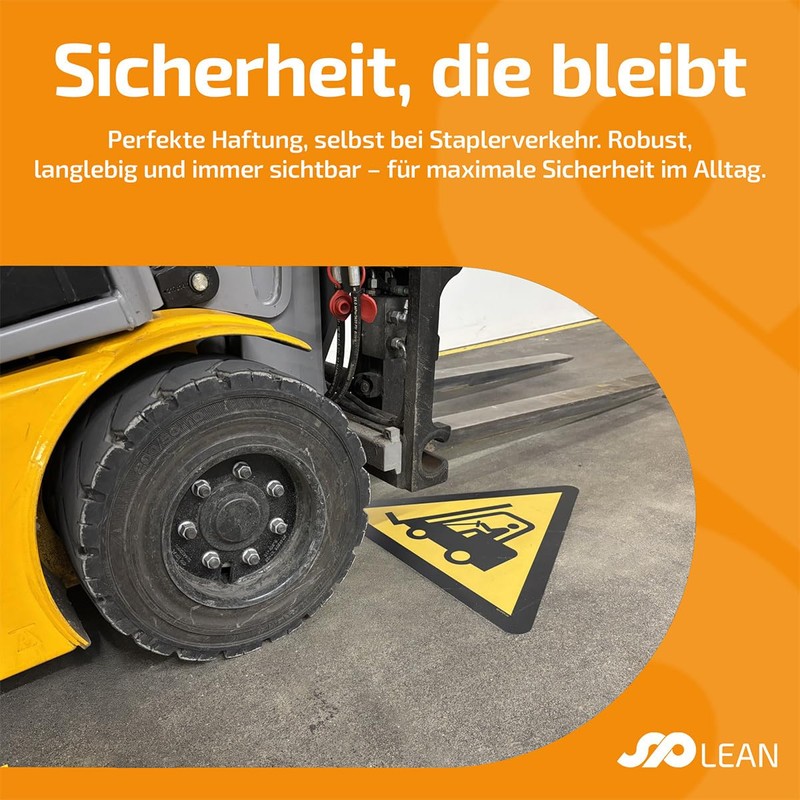 spLEAN Infloorma Pro Floor Sign 600 mm 100 Stop (Hold