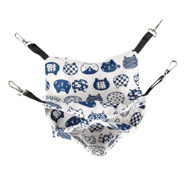 Levemolo Guinea Pig Bed Guinea Pig Accessories Bedding for Hamster Rat Hammock for Cage Summer Hammock Rat Bed for Cage Hamster Sleeping Cushion Cotton Linen