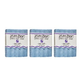 Indigo Wild Zum Bar Goat's Milk Soap - Sea Salt - 3 oz (3 Pack)