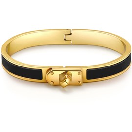 Gold Bracelet Women's Dupe Gold Bangle Gold Bracelets Dupes Gold Bracelet Gold Waterproof Jewellery Golden 17 cm Stainless Steel Bracelet Women's Bracelets Women's Bracelet Gold Gifts for Women