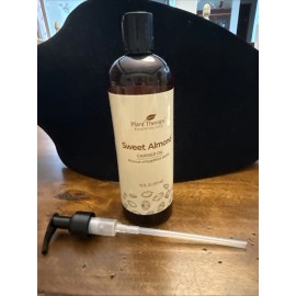 Plant Therapy Sweet Almond Oil - for Skin Hair Body Face - Natural 16 Oz New