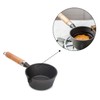 HAFRILY Cast Iron Cooking Pot Set with Grill, Mini Saucepan