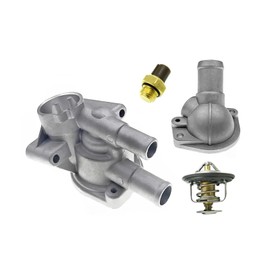 HWATPS 19320-P2A-000 19311-P2A-000 Set OF Thermostat Housing Cover Water Outlet thermostat & sensor For Honda Civic 1.6L 1996-2000 19301PAA306 19320P2A000