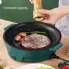 Electric Grill Pot 22cm Large Caliber Nonstick Multifunctional Electric Grill