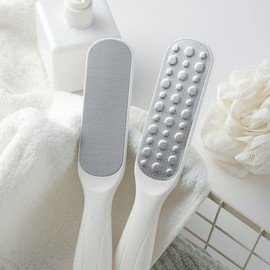 Beauty foot exfoliator foot file double-sided heel and sole callus B001 Pink 5ea