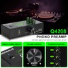 MICNAUX Phono Preamp for Turntable, Mini Hi-Fi Preamplifier with 3