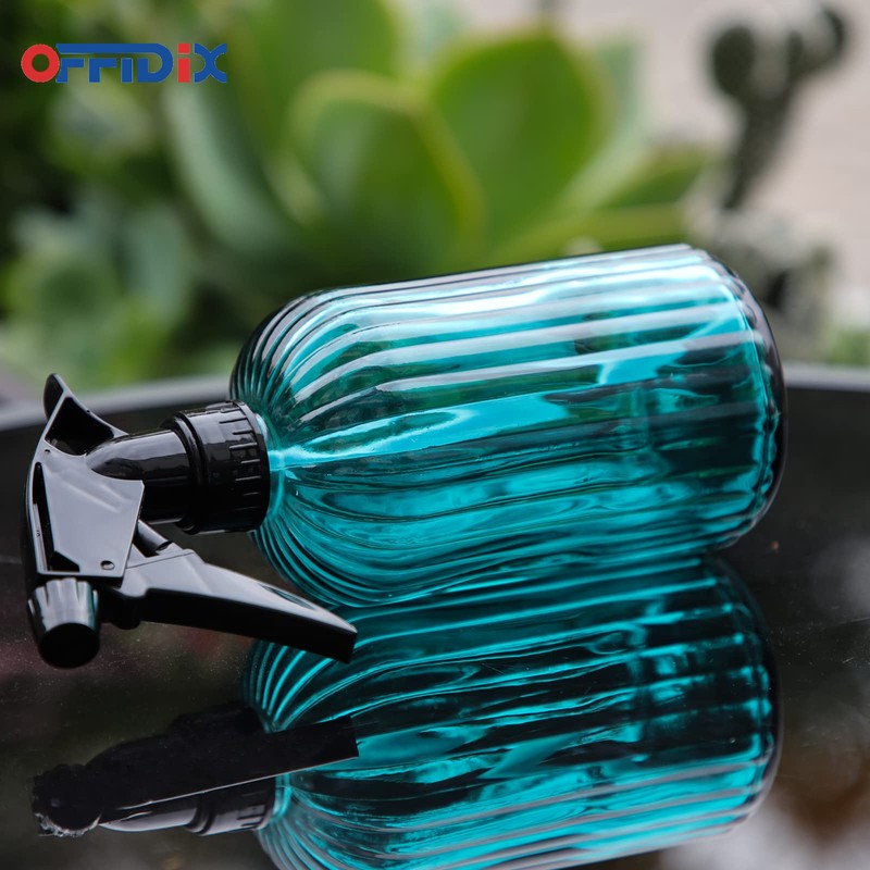 OFFIDIX Glass Spray Bottle, Plant Mister with Adjustable Nozzle 0.4L/13.5oz