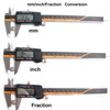 Auto-Off Inch/Millimeter/Fraction 6 inch Digital caliper Measuring Tool Micrometer Stainless