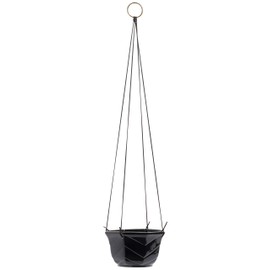 Nordal Hanging Flower Pot Ceramic Leather 74 cm
