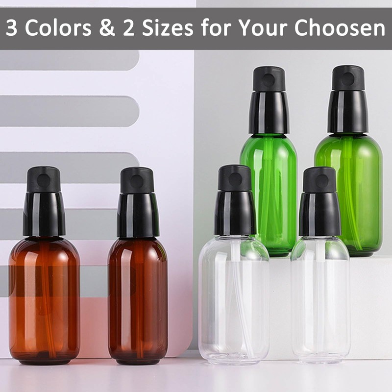 Apstaqeoo 4Pcs 80Ml Empty Lotion Pump Bottle Dispenser for Toiletries