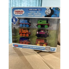 Fisher-Price THOMAS & FRIENDS TRACK MASTER PUSH ALONG "AROUND THE WORLD 6-PACK SET" NEW(T14)