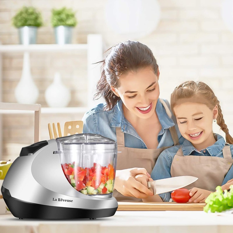 La Reveuse Electric Mini Food Chopper Vegetable Fruit Cutter Meat