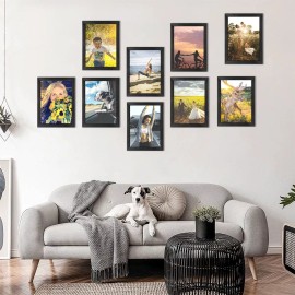 Estrella 9pcs Fotos Marco , Portaretrato Decoración De Cuartoes