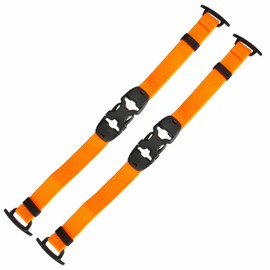 Summit Creative Tenzing Accessory Buckle Straps | Set of 2 Color Replacement Front Strap for Tenzing Series Backpacks (Orange)