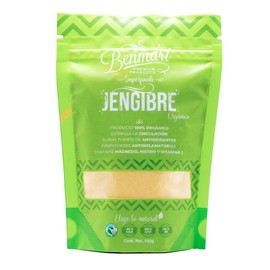 Jengibre en Polvo Orgánico Benmart 100g - Antioxidante y Antiinflamatorio para la Digestión. Individual