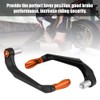 KIMISS Motorcycle Brake Clutch Lever Handlebar Protector (Orange)