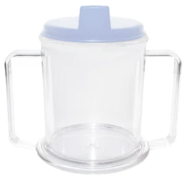 Rehabilitation Advantage Clear Spouted Cup with Two Handles