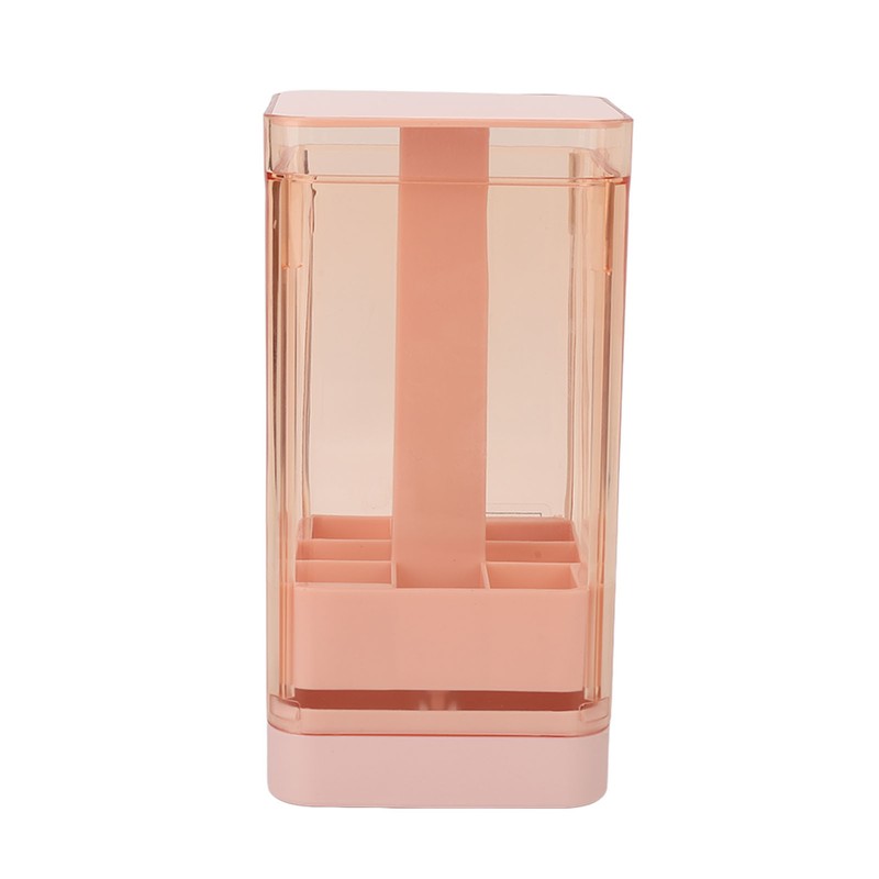 Lipstick Holder Auto Lifting Dustproof Large Capacity Transparent Window Lipstick
