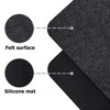 2pcs Heat Resistant Silicone Mats for Kitchen Countertop – Non-Slip,