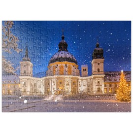 MyPuzzle Monastery Ettal at Christmas Time - Premium 200 Piece Puzzle - MyPuzzle Special Collection by Puzzle Galaxy