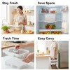 Toyosport 2 Pcs Airtight Bread Box, Bread Storage Container, Bread