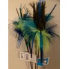 GO CAT SPARKLING KITTY DUSTER PEACOCK 18 INCH CAT TOY