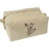 'Mouse with Toothpaste' Canvas Wash Bag/Makeup Case (CS00006430)