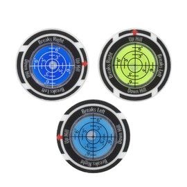 TURAOHU 3 Pcs Golf Ball Markers for Putting Green - Precise Measurement, Golf Ball Marker with High Precision Green Reading Aid Golf Accessories, for Men Women