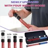Upgraded Ropeless Battle Ropes for Home Gym,Four Adjustable Weight 1.7-2.8