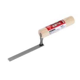 Red Long Stainless Steel Joint Trowel 0.4 inch (9