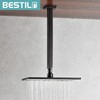 BESTILL 12 Inch Oil Rubbed Bronze Ceiling Mount Shower Arm