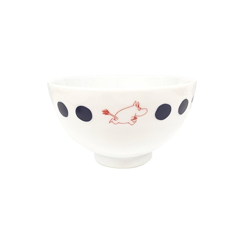 World Create Series 14700 Moomin Blue Dot Rice Bowl