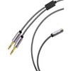 DuKabel 1.2M Earphone Microphone Converter Cable 4 Pole Female x