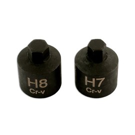 Laser 5584 Hex Bit Set 3/8"D 2pc