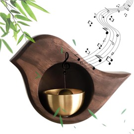 Shopkeepers Bell for Door Opening, Bell for Door Opening, Brass Doorbell, Magnetic DoorChime, Suitable for Doors, Windows and Refrigerators. Creative Gift (1, Bird)