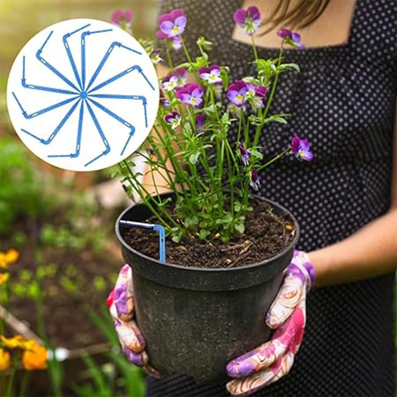 UYVPAER 100 Stück Bewässerung Pfeil-Tropfer, Emitter, Bewässerungsset, Gewächshaus, Gartenbeschläge