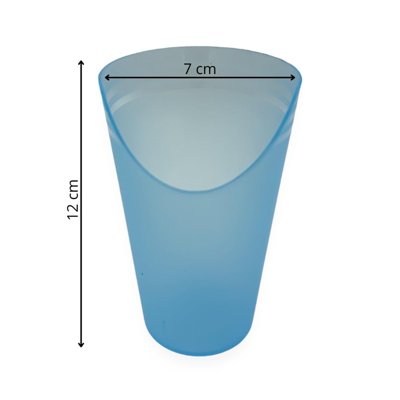 Zycana Dysphagie Cup Cut Out mit Nase Hohlbecher Unterschnitt Anti
