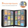 Ravaver 9 Pocket Card Binder, 540 Cards Trading Cards Games