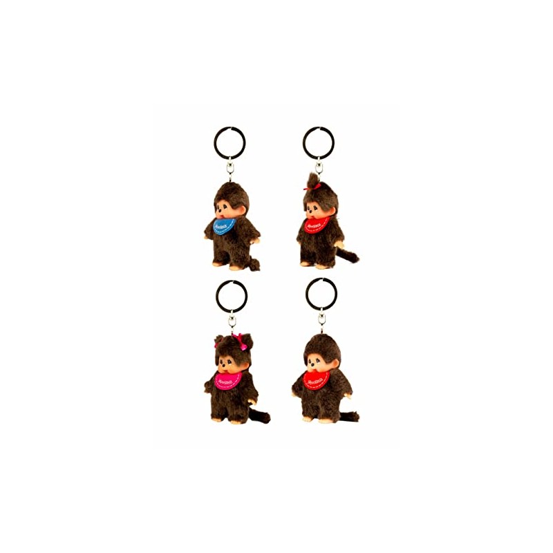Monchhichi Classic Plush Keychain - Super Soft Collectible