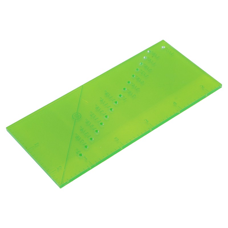 Magnetic Seam Guide Set Resistance Ruler Perforated Seam Measurement Quilting