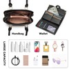 Miss Lulu Miss Lulu Handbag for Women with Purse Set,