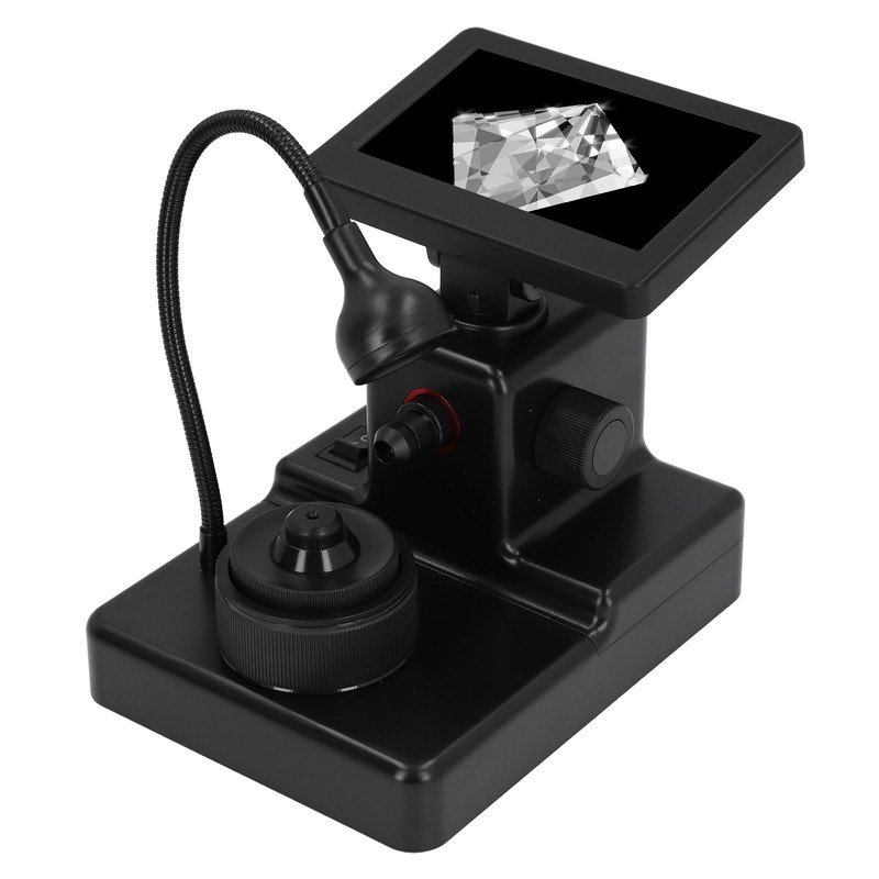 Diamond Waist Code Microscope 1000X Magnification 4.3 Inch LCD Screen