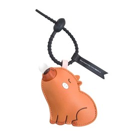 [LeChengMM] Keychain Super Funny Decompression Idea Bubble Blowing Cartoon Keychain, Capibara