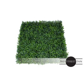 Boxwood Greenery Panels for Fence Covering Privacy - Boxwood Plant Wall - Outdoor Privacy Panels - Outdoor Privacy Screens and Panels - Boxwood Backdrop (2, Boxwood)