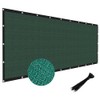SUNNY GUARD Privacy Screen Fence 6' x 16' Dark Green