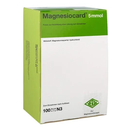 Magnesiocard 5 mmol Powder Bags, Pack of 100