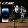 MOONASION Rechargeable Spotlight 100000 Lumen, Super Bright LED Spotlight Flashlight