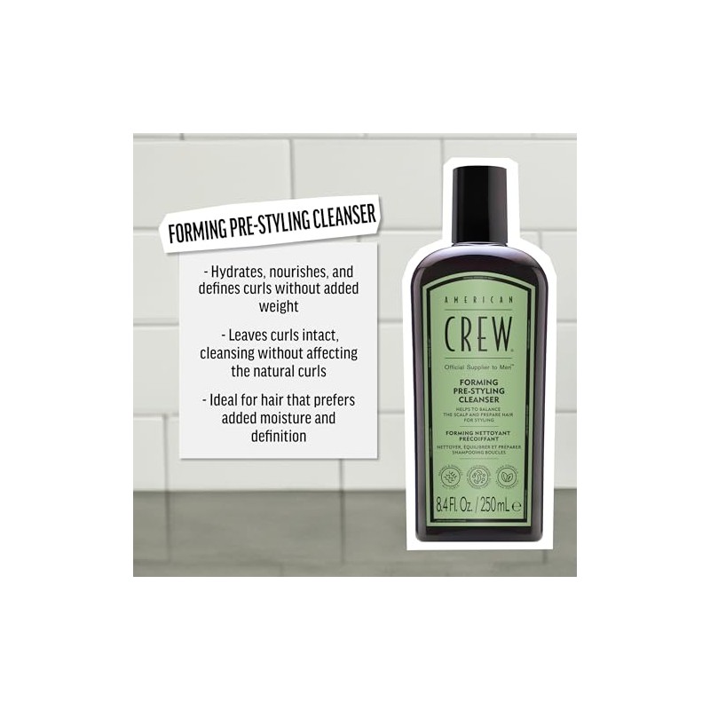 American Crew Shampo Forming Define y Realza el cabello 250ml