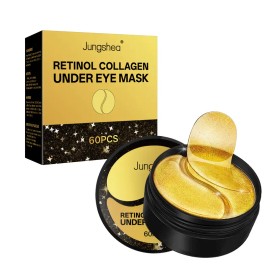 JUNGSHEA Retinol Collagen Under Eye Mask 60PCS – Anti-Aging, Hydrating & Brightening Patches for Dark Circles & Wrinkles