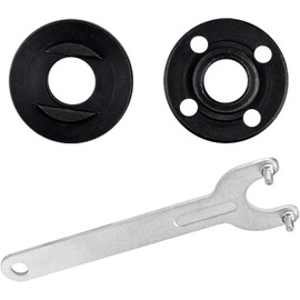 Llave angular de brida de 5 pulgadas, 5/8-11, tuerca de bloqueo de metal para compatible con Dewalt Milwaukee Makita 193465-4 Bosch Black and Decker Ryobi